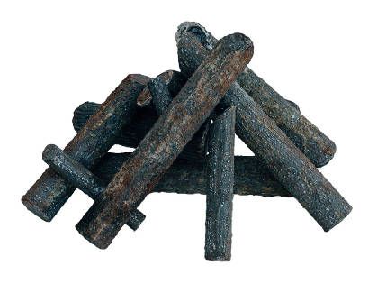 Firegear Pro Series Ironwood Steel Small Fire Pit Eleven Piece Log Set 