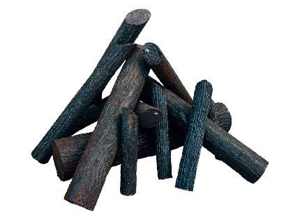 Firegear Pro Series Ironwood Steel Fire Pit Extra Large Fourteen Piece Log Set 