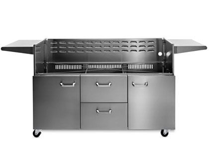 Lynx Stainless Steel 54-Inch Mobile Kitchen Cart
