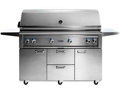 Lynx Professional 54-Inch Propane Gas Grill With One Infrared Trident Burner And Rotisserie
