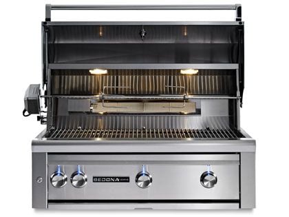 Lynx Sedona L601PSR 36-Inch Built-In Gas Grill With One Infrared ProSear Burner And Rotisserie 