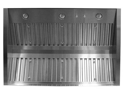 Trade-Wind 36-Inch Outdoor Vent Insert - Stainless Steel - Liner Only