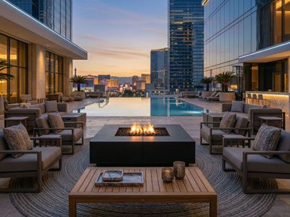 Prism Hardscapes 72-Inch Largo 72 Square GFRC Gas Fire Table