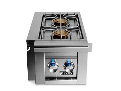 Lynx Professional Cart Mounted Gas Double Side Burner