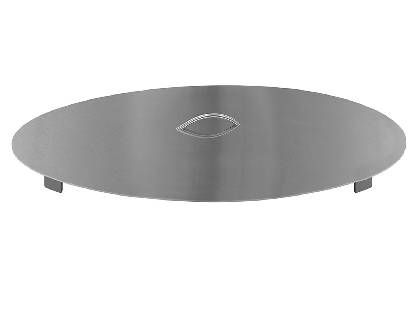 Firegear Round Stainless Steel Burner Cover with Brushed Finish