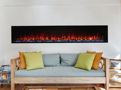 Modern Flames 96-inch Landscape Pro Slim Linear Electric Fireplace