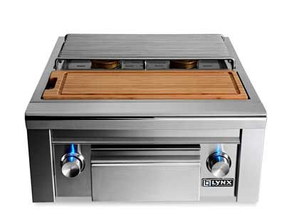 Lynx Professional Built-In Gas Double Side Burner with Prep Center