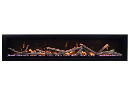 Amantii 100-Inch Symmetry Lumina Linear Electric Fireplace