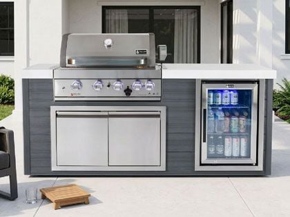 MA400-AW bbq kitchen island 