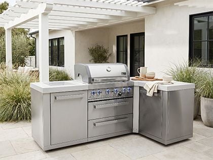 Mont Alpi MAi400-90 bbq kitchen island 
