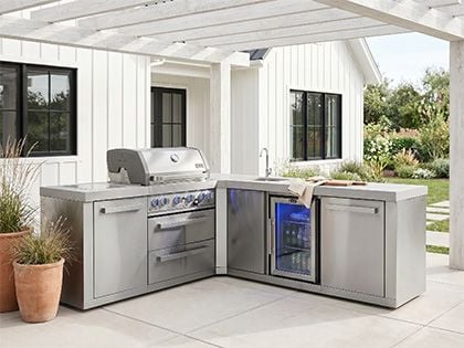 Mont Alpi MAi400-90BEV bbq kitchen island 
