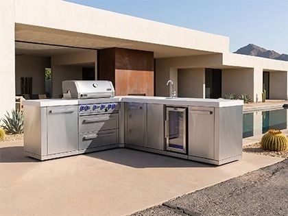 Mont Alpi MAi400-90BEVXL bbq kitchen island 
