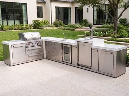 Mont Alpi MAi400-90KEGBEVXL bbq kitchen island 
