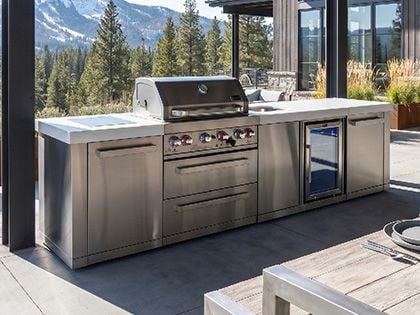 Mont Alpi MAi400-BEV bbq kitchen island 

