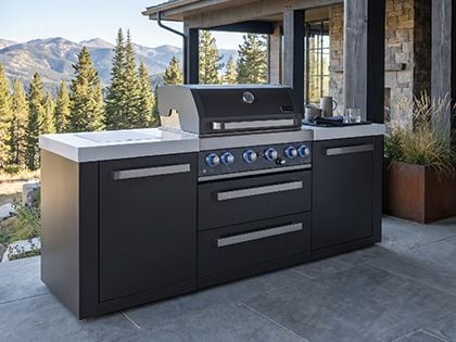 Mont Alpi MAi400-BSS bbq kitchen island 
