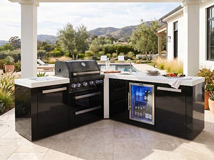 Mont Alpi MAi400-BSS90BEV bbq kitchen island 
