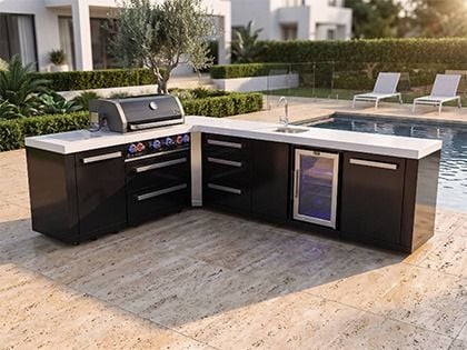 Mont Alpi MAi400-BSS90BEVDR bbq kitchen island 

