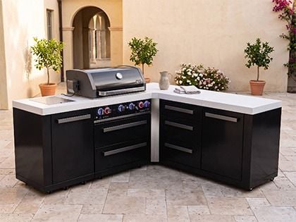 Mont Alpi MAi400-BSS90DR bbq kitchen island 
