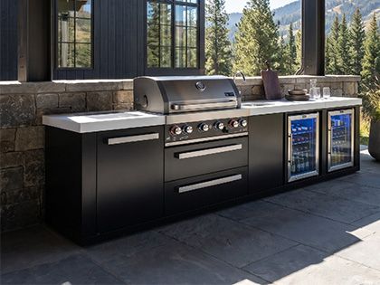 Mont Alpi MAi400-BSSBEVFC bbq kitchen island 

