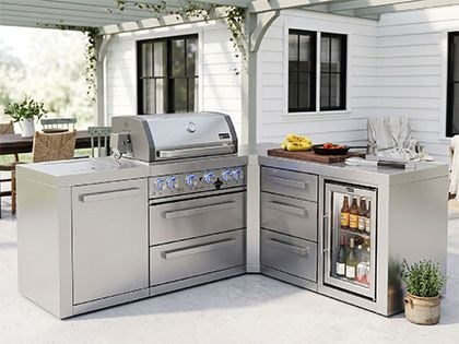 Mont Alpi 400 Deluxe Outdoor Kitchen Sale | 4-Burner Grills