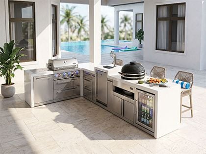 Mont Alpi MAi400-D90KEGFCKAMDR bbq kitchen island 

