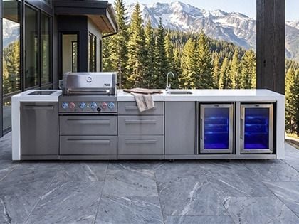 Mont Alpi MAi400-DBEVFCDR bbq kitchen island 
