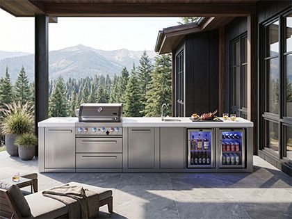 Mont Alpi MAi400-DBEVFCXL bbq kitchen island 

