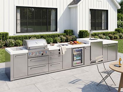 Mont Alpi MAi400-DKEGBEVDR bbq kitchen island 
