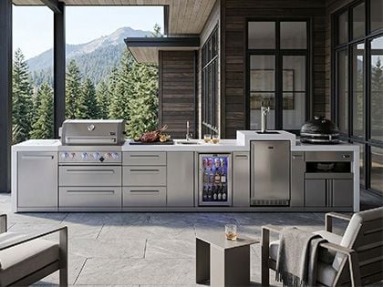 Mont Alpi MAi400-DKEGBEVKAMDR bbq kitchen island 
