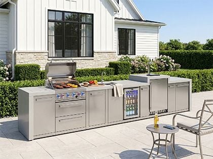 Mont Alpi MAi400-DKEGBEVXL bbq kitchen island 
