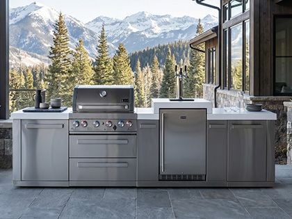 Mont Alpi MAi400-KEG bbq kitchen island 
