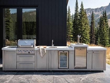 Mont Alpi MAi400-KEGBEVXL bbq kitchen island 
