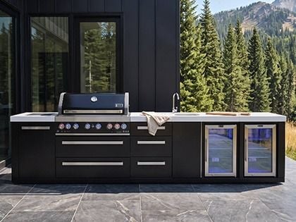 Mont Alpi MAi805-BSSBEVFCDR bbq kitchen island 
