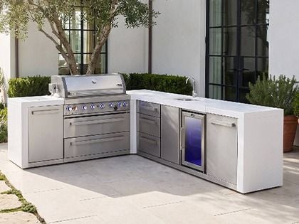 Mont Alpi MAi805-D90BEVDR bbq kitchen island 
