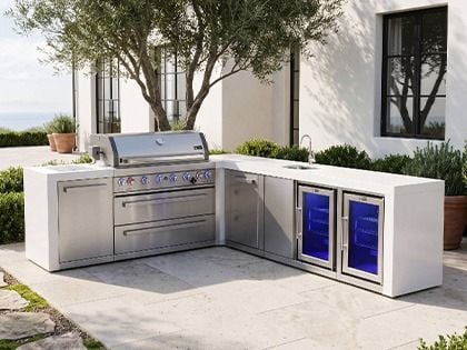 Mont Alpi MAi805-D90BEVFCXL bbq kitchen island 

