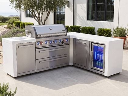 Mont Alpi MAi805-D90FCXL bbq kitchen island 
