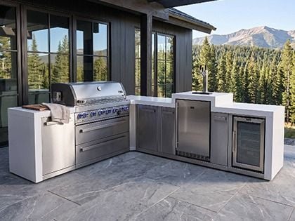 Mont Alpi MAi805-D90KEGFCXL bbq kitchen island 
