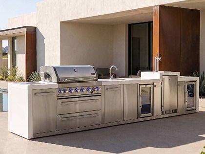 Mont Alpi MAi805-DKEGBEVFCXL bbq kitchen island 
