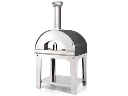 Mangiafuoco Wood-Fired Pizza Oven on Cart - Anthracite