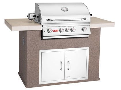 bull master q 5.5-foot bbq kitchen island 
