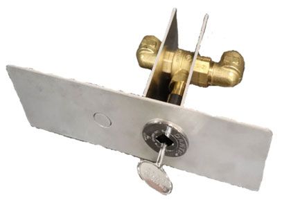 Warming Trends Aluminum Key Valve Mounting Bracket, 9.75x3-Inch
