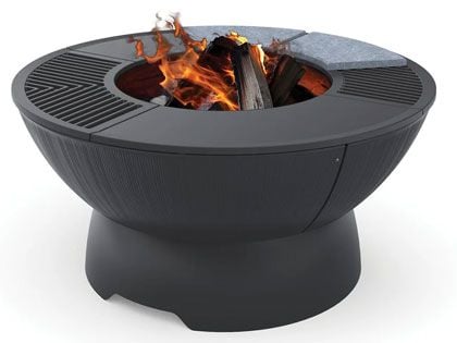 HearthStone Meteor 38-Inch Cast Iron Fire Pit Grill 