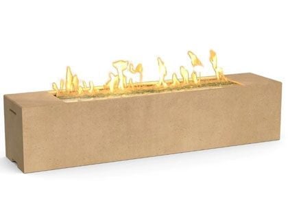 American Fyre Designs 72-Inch Milan Low Linear Firetable with FyreStarter Ignition System