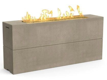 American Fyre Designs 72-Inch Milan Tall Linear Firetable