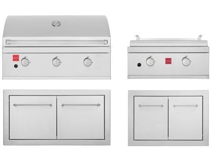 Fuego 4-Piece 36-Inch F36S Gas Grill Outdoor Kitchen Package