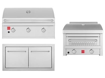 Fuego 3-Piece 36-Inch F36S Gas Grill Outdoor Kitchen Package