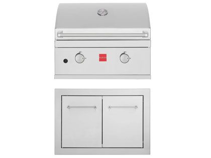 Fuego 2-Piece 27-Inch F27S Gas Grill Outdoor Kitchen Package