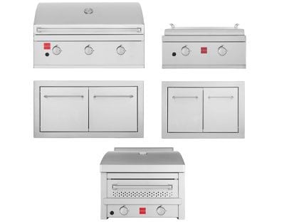Fuego 5-Piece 36-Inch F36S Gas Grill Outdoor Kitchen Package