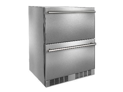 Marvel Essential 24-Inch Stainless Steel Drawer Outdoor Refrigerator