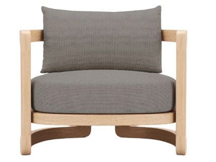 Harmonia Living Muse Teak Club Chair